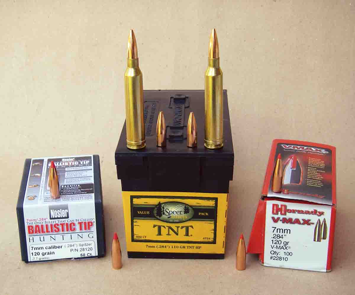 Varmint hunters will appreciate the accuracy and performance of the Nosler 120-grain Ballistic Tip, Speer 110-grain TNT HP and the Hornady 120-grain V-MAX.